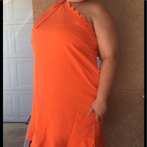 Orange Victoria Beckham Dress NWT